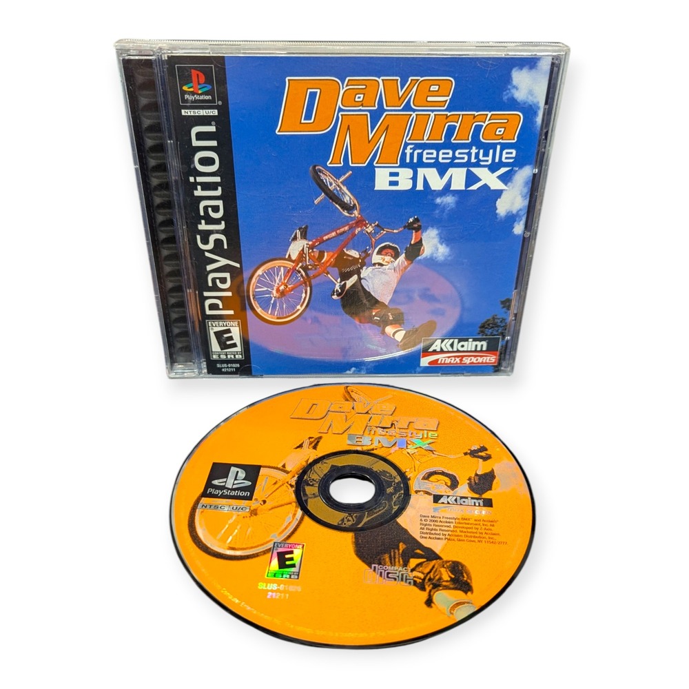 Dave Mirra Freestyle BMX Sony PlayStation 1 PS1 2000 Acclaim CIB SLUS-01026